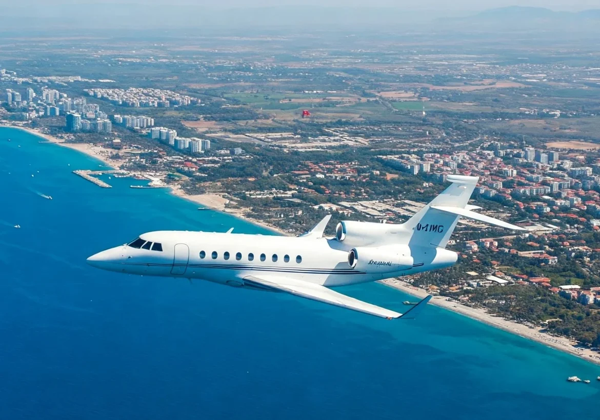 antalya özel jet kiralama jet resmi